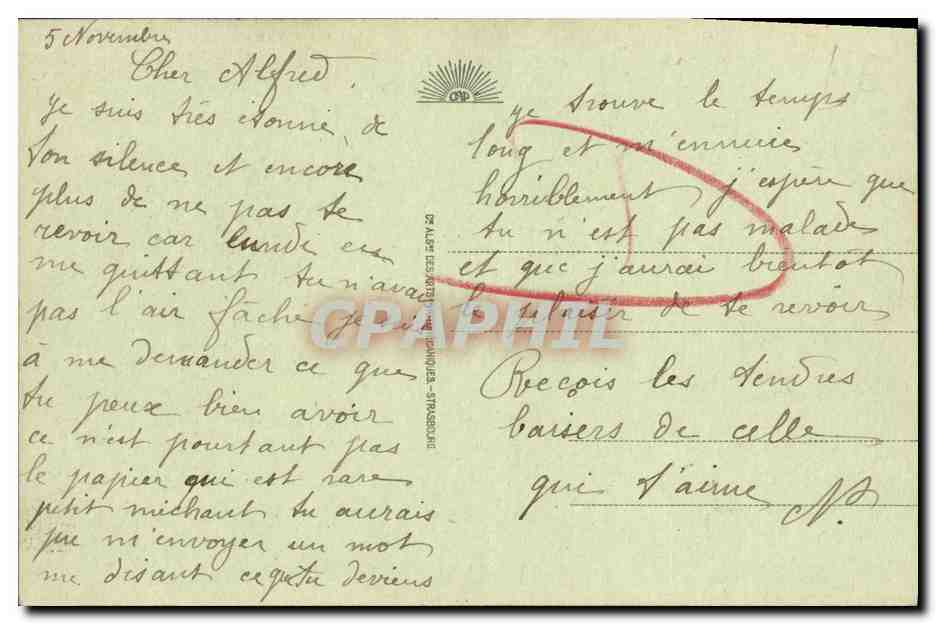 CPA Deauville Plage Fleurie Rue Gontaut Biron — Verso