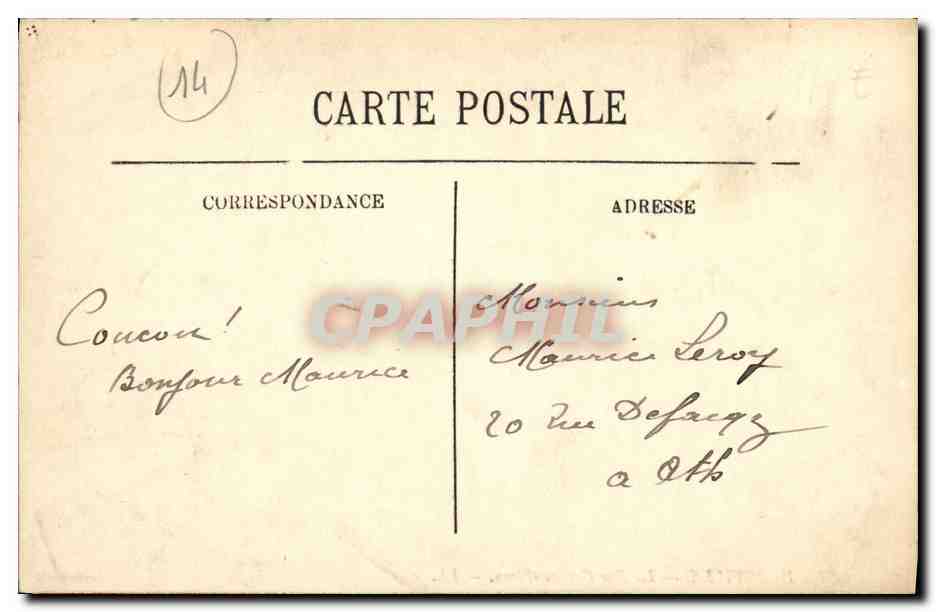 Deauville — La Rue Gontaul-Biron — I.L. n°338 — Verso