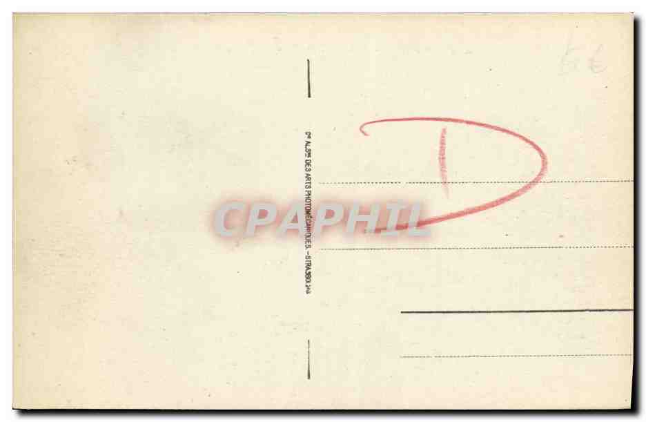 CPA Deauville Rue Gontaut Biron Anes — Verso