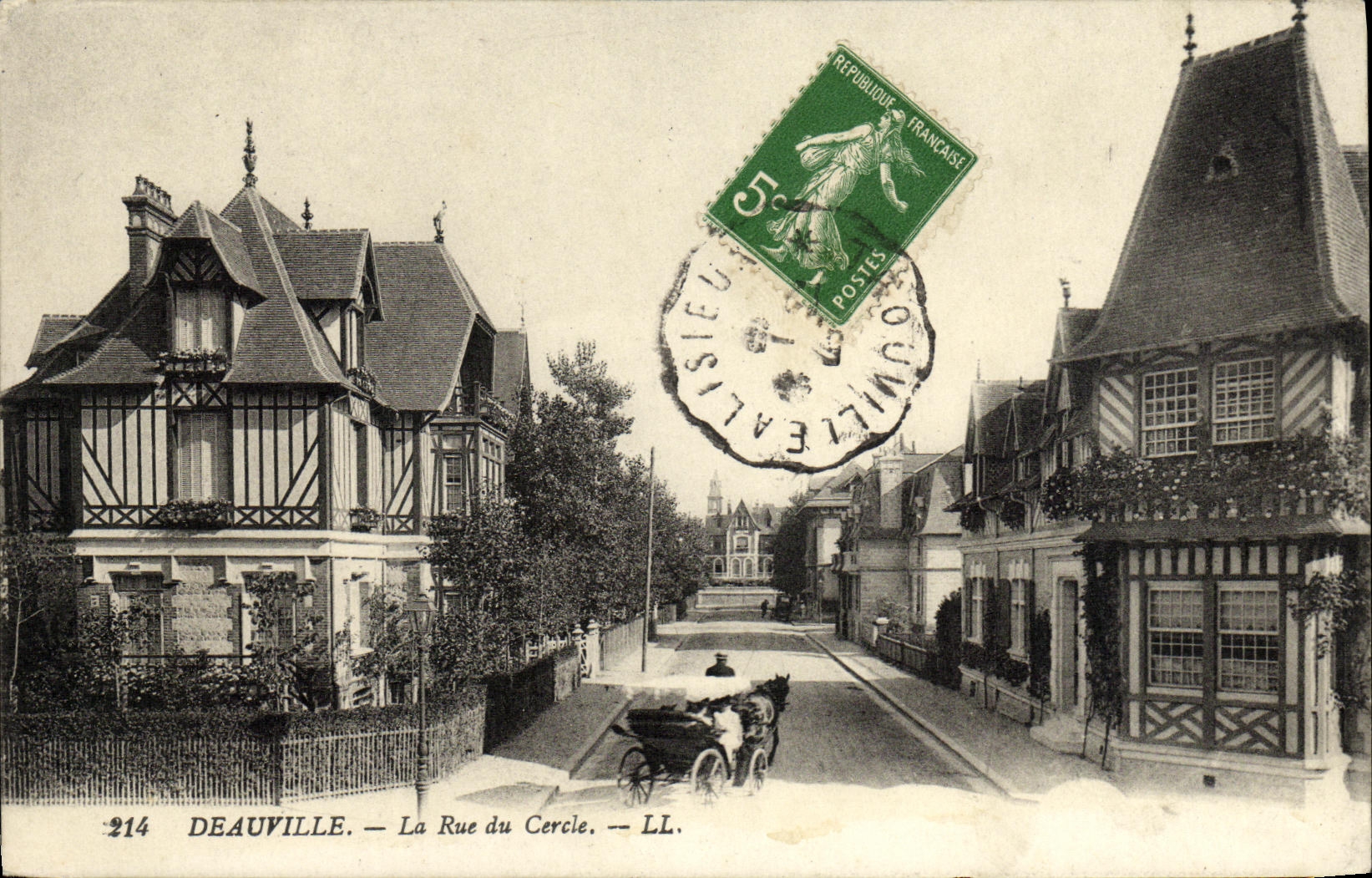 Deauville — Die Straße des Kreises — LL. — n°214