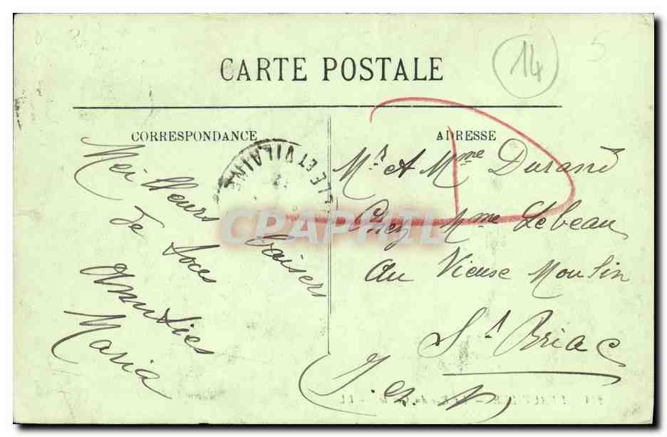 Deauville — Die Straße des Kreises — LL. — n°214 — Rückseite
