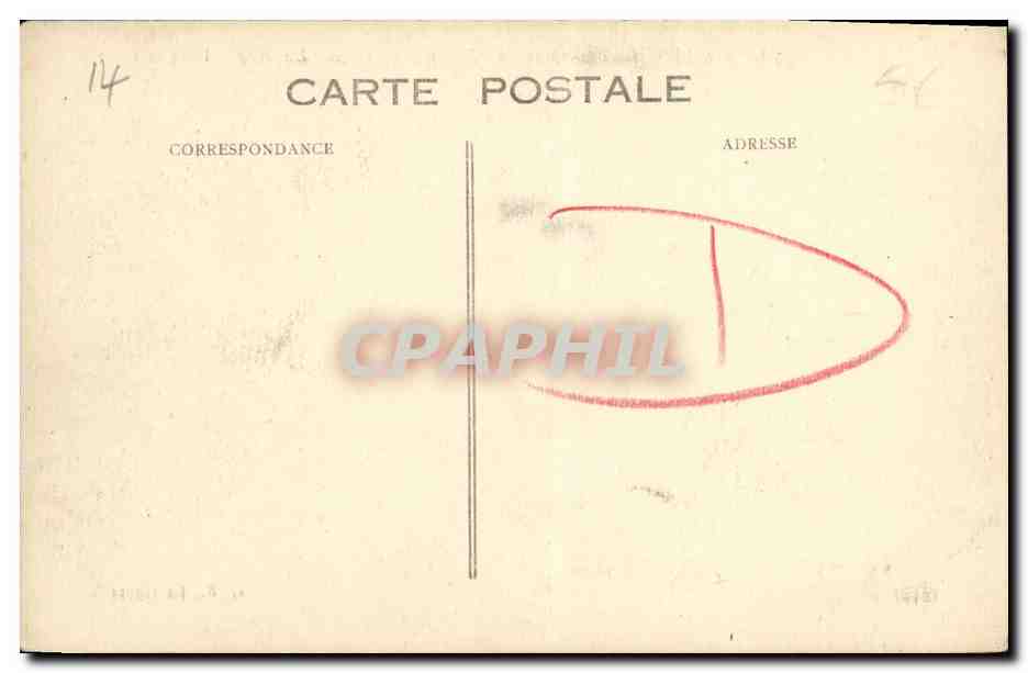 Deauville — Rues de l'Ecluse et Désiré Le Hoc Vers le Casino — G. F. Le Havre — Verso