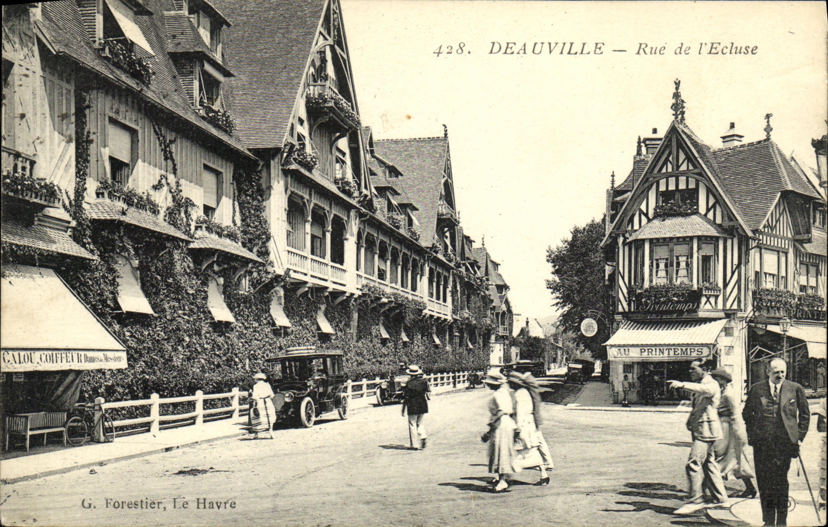 Deauville — Rue de l'Ecluse — G. Forestier, Le Havre