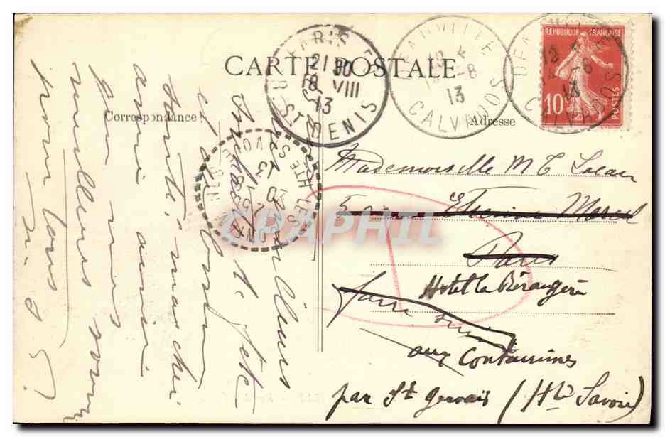 Deauville — Rue de l'Écluse — Editor E.D. n°27 — Reverso