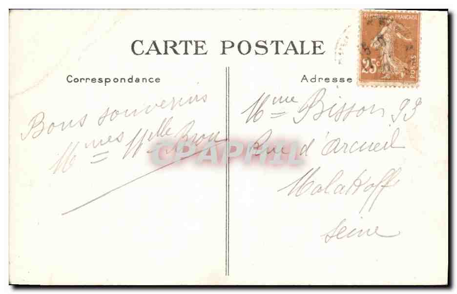 Deauville — La Plage Fleurie, Rues de l'Écluse et Dé siré Le Toc — G. F. Le Havre — Verso