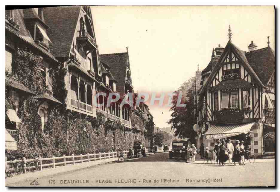 Deauville - Plage Fleurie - Rue de l'Ecluse - Normandie Hôtel