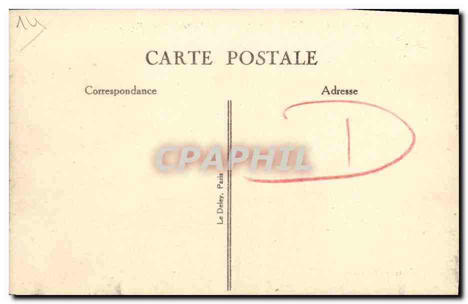 Deauville — Rues de l'Écluse et Désiré Le Hoc - Vers le Casino — G. F. Le Havre, n°475 — Rückseite