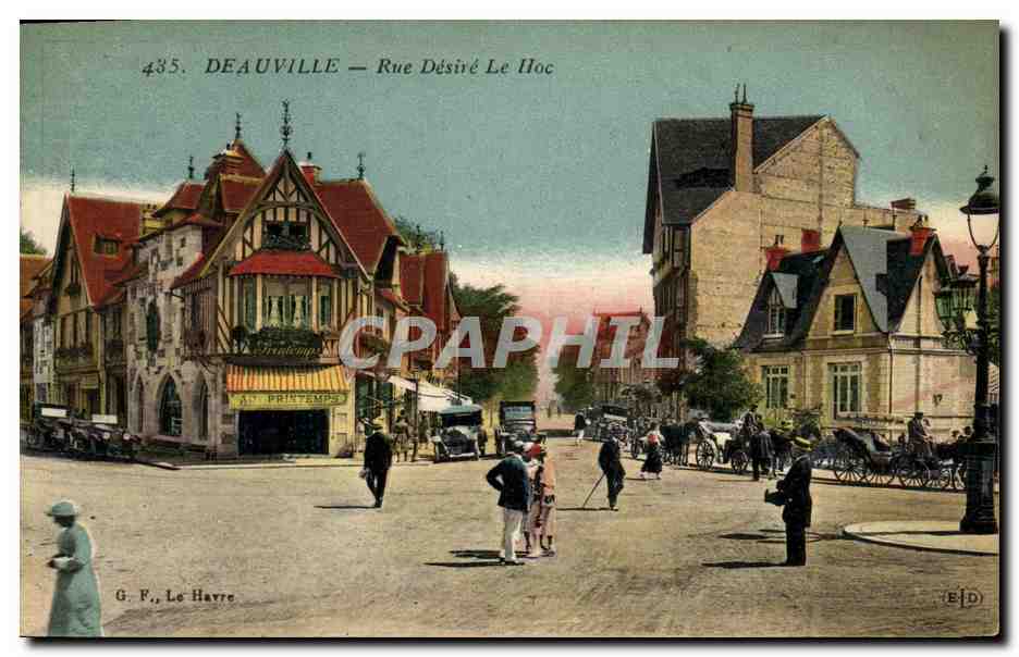 CPA Deauville Rue de l ecluse Magasin au Printemps