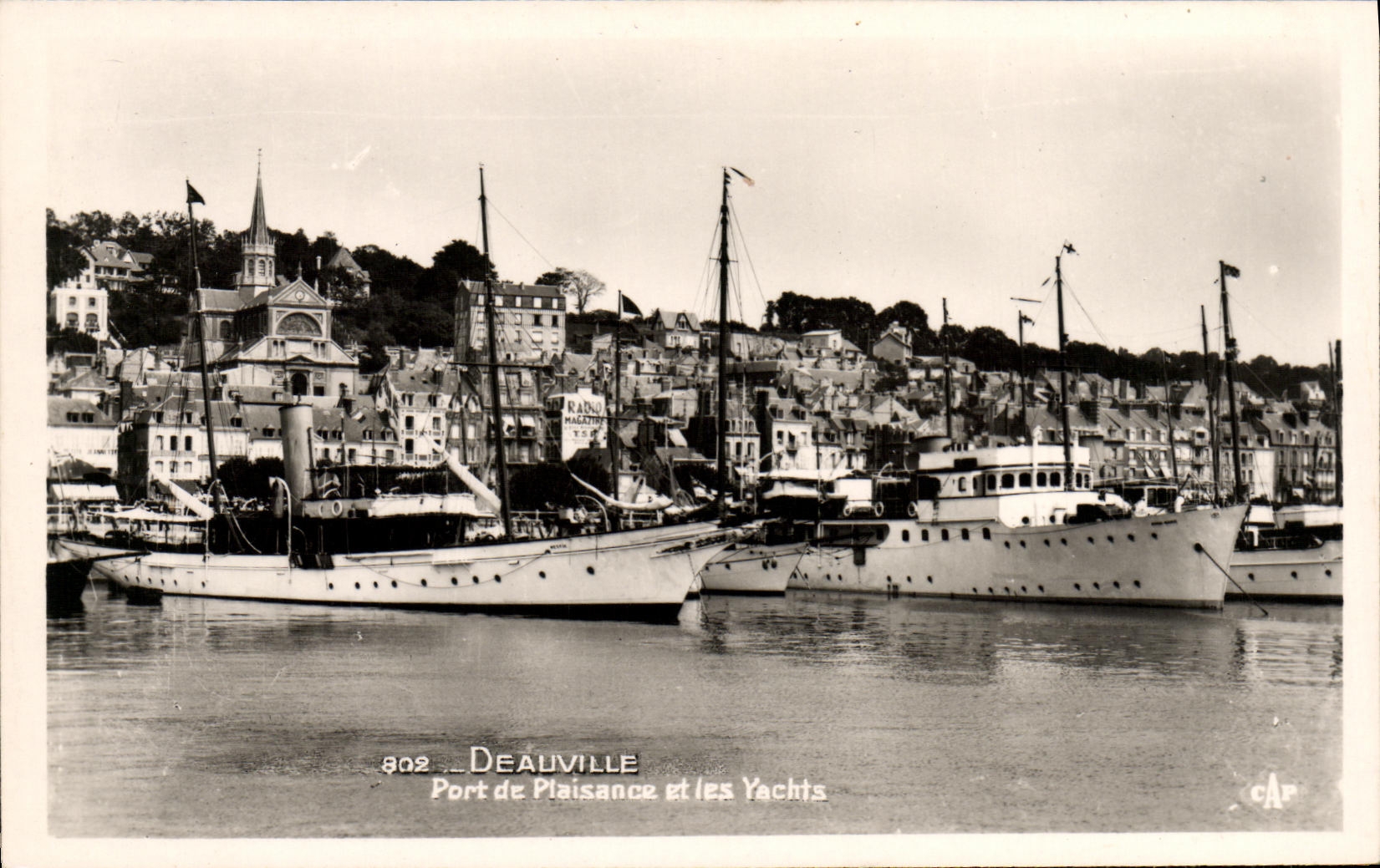 Deauville — Port de Plaisance et les Yachts — C.A.P. 802