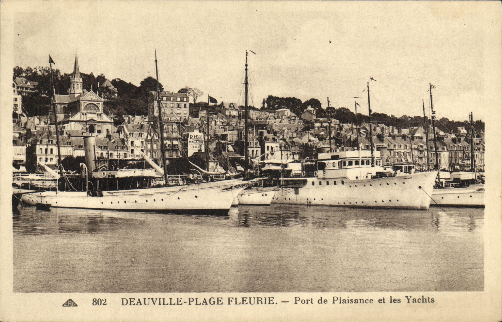 Deauville-Plage Fleurie — Port de Plaisance et les Yachts — CIR des Arts, Strasbourg