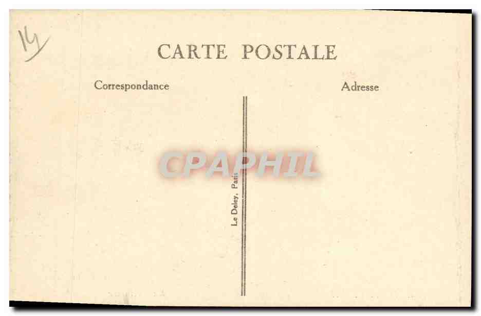 CPA Deauville La Potiniere — Verso