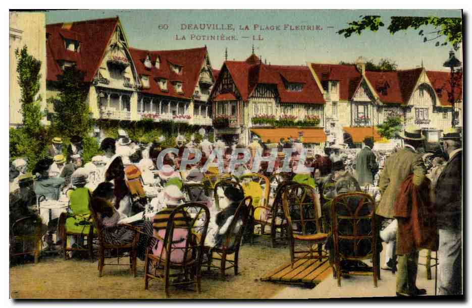 Deauville, La Plage Fleurie — La Potinière — LL