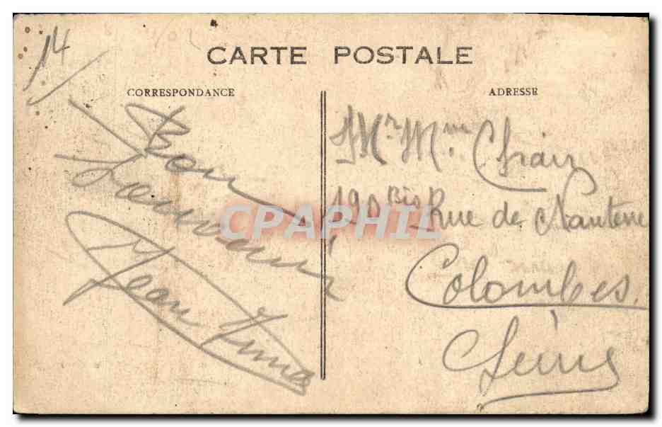 CPA Deauville La Potiniere — Back