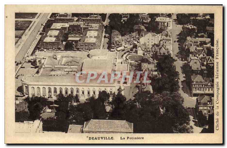 Deauville - La Potinière — cliché de la Compagnie Aérienne Française