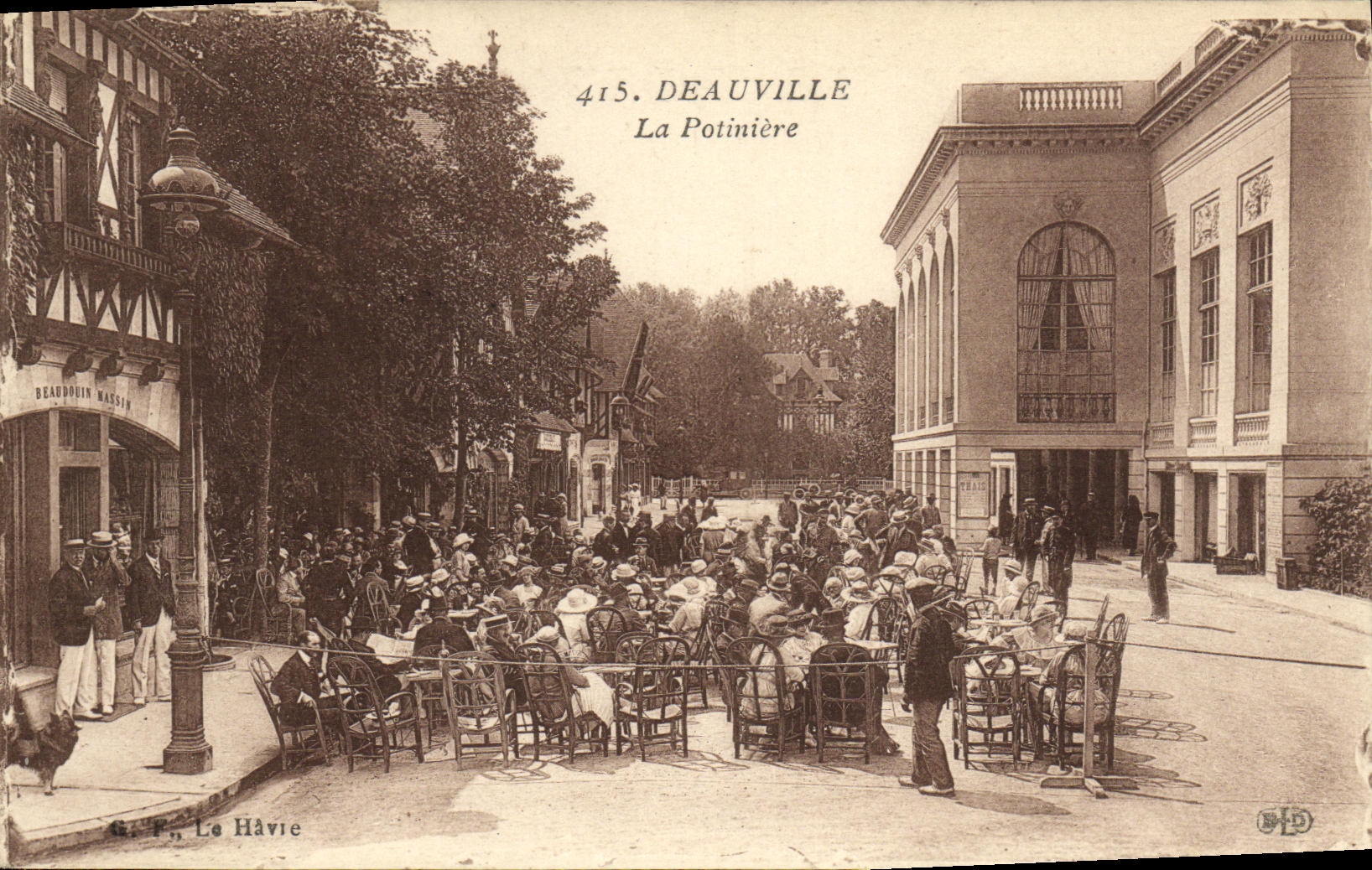 Deauville — La Potinière — G. F. Le Havre, n° 415