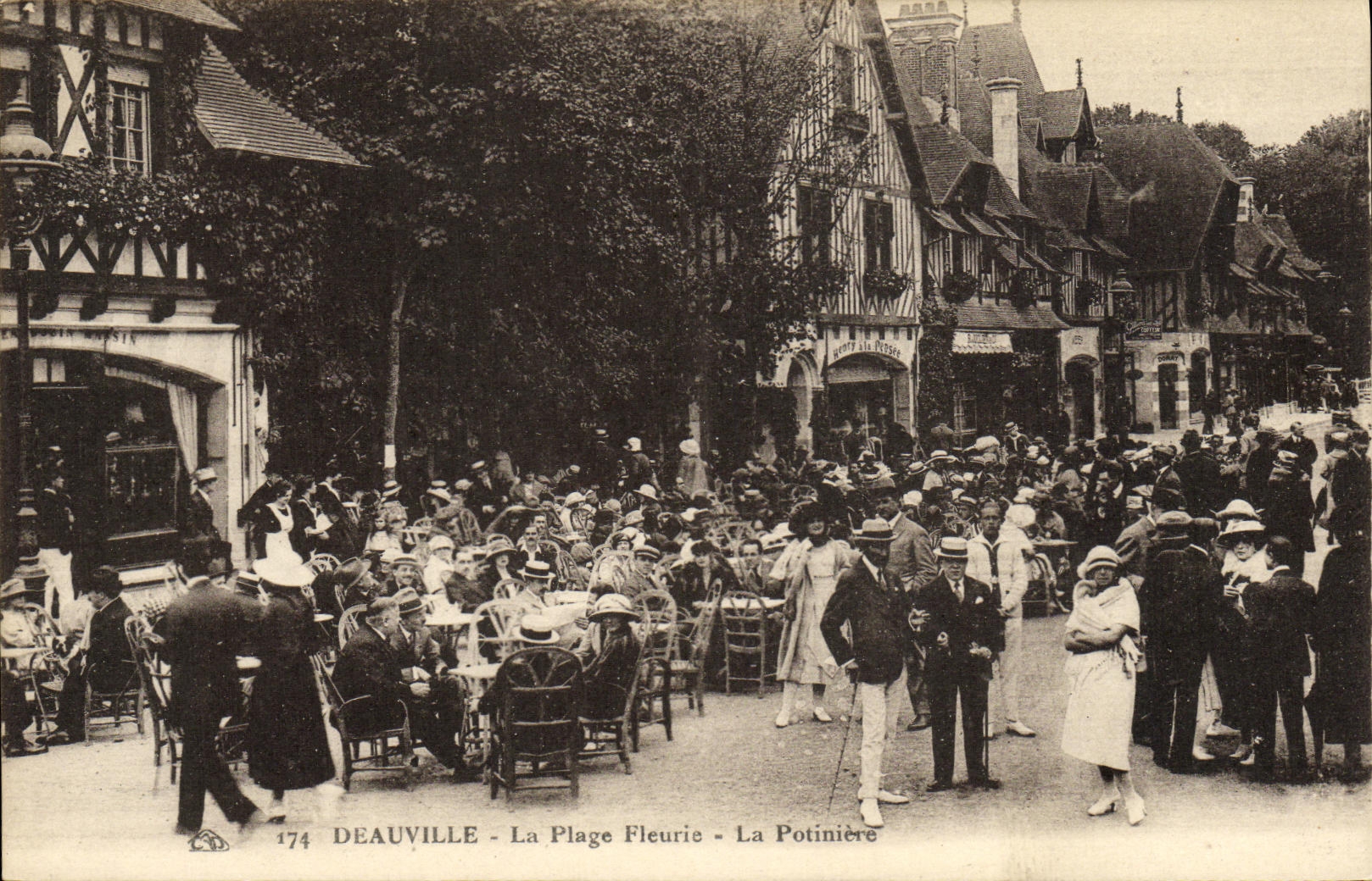 Deauville - La Plage Fleurie - La Potinière — éditeur La Potinière, n° 174