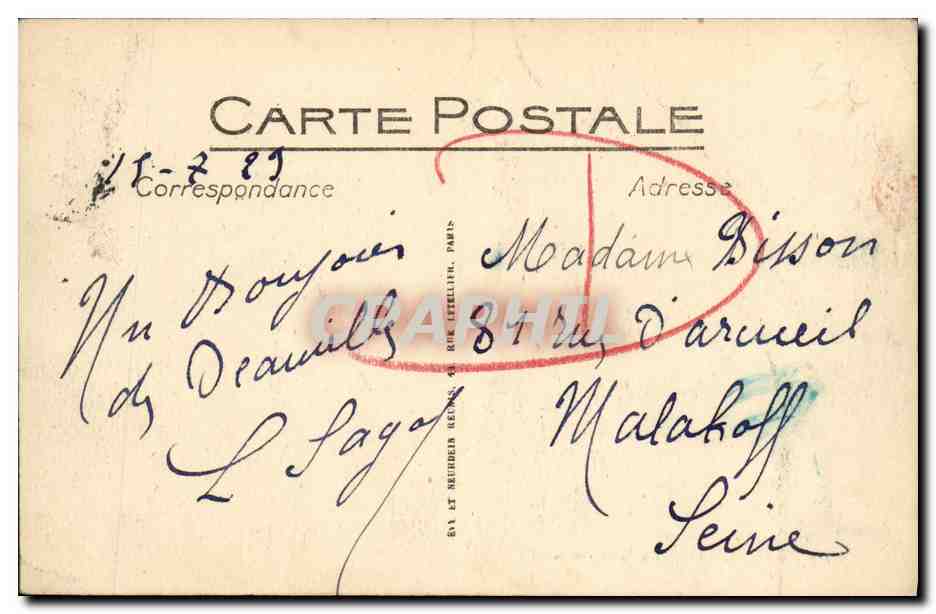 Deauville — La Polinière — LL. — n°450 — Verso
