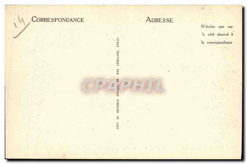 CPA Deauville La Plage Fleurie La Potiniere — Verso