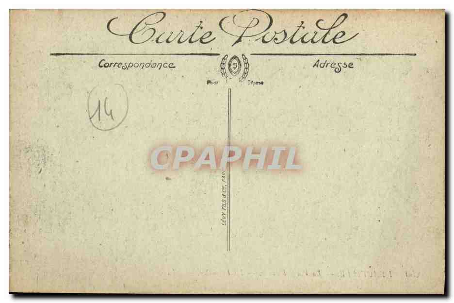 CPA Deauville La Plage Fleurie La Potiniere — Verso