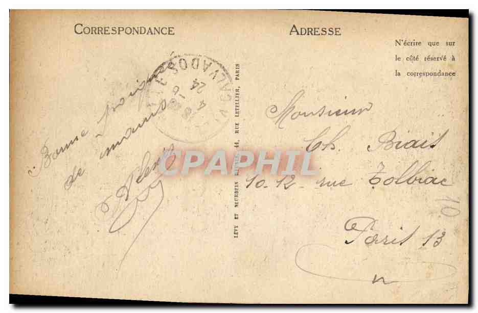 Deauville-La-Plage-Fleurie - La Potinière — Éditeur LL — Back