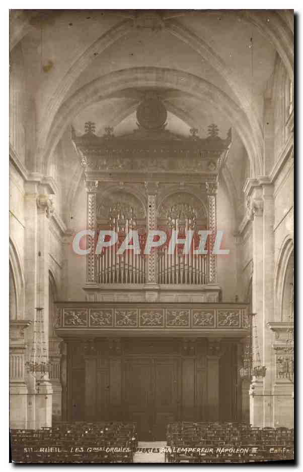 CPA Rueil Les orgues offertes par l empereur Napoleon III