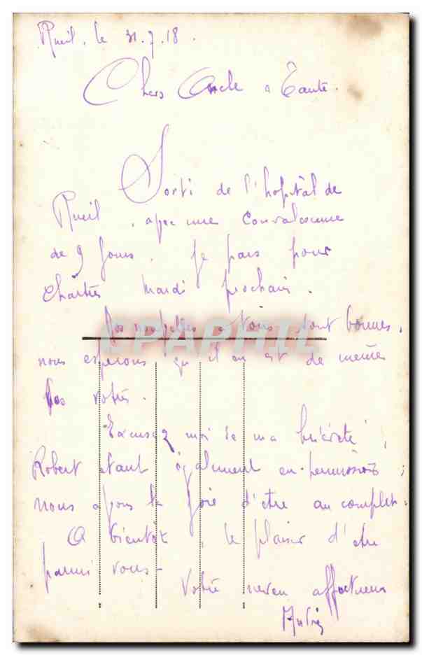 CPA Rueil Les orgues offertes par l empereur Napoleon III — Rückseite
