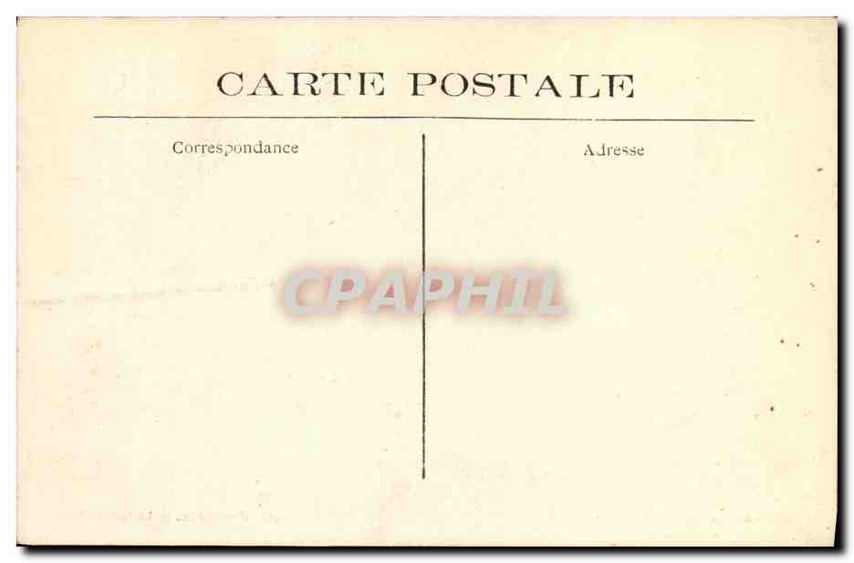 CPA Asnieres Le Jardin Modele — Rückseite