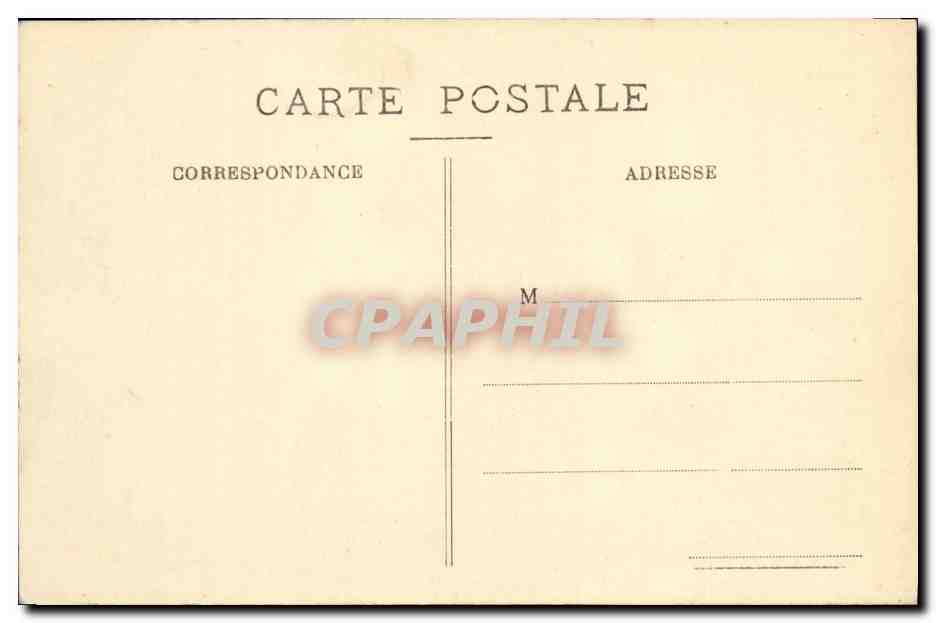 CPA Asnieres Le Parc L Allee principale — Rückseite