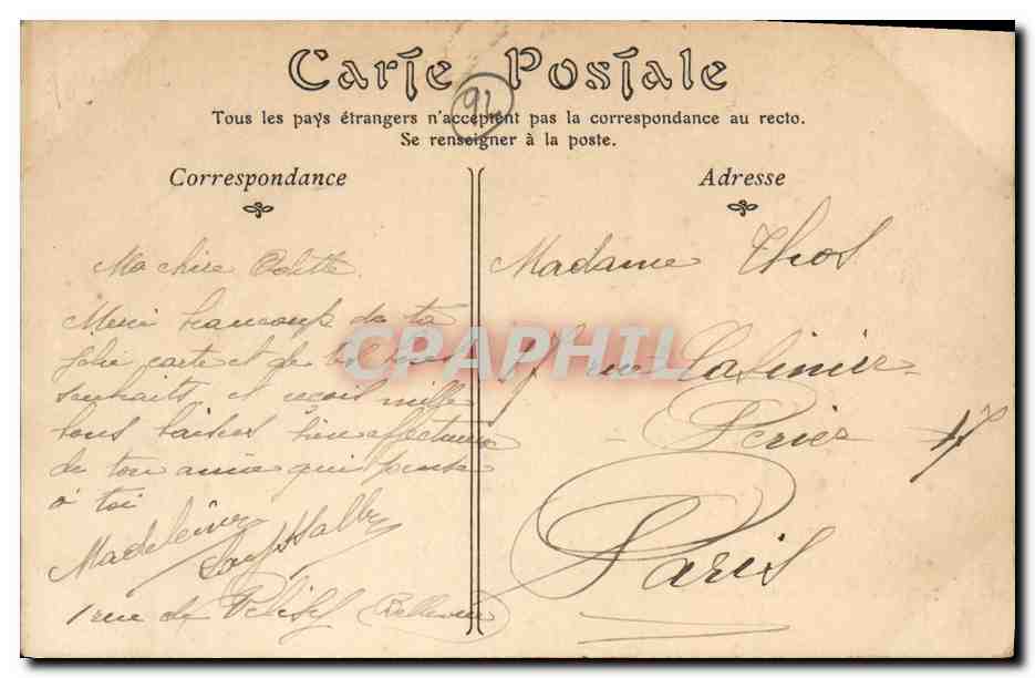 CPA Bellevue La Terrasse Enfants Chevres Chevre bouc — Rückseite