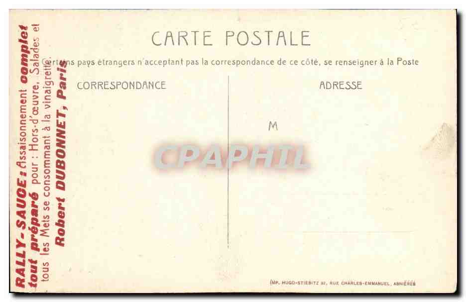 CPA Bois Colombes La Passerelle de la rue des Aubepines — Rückseite