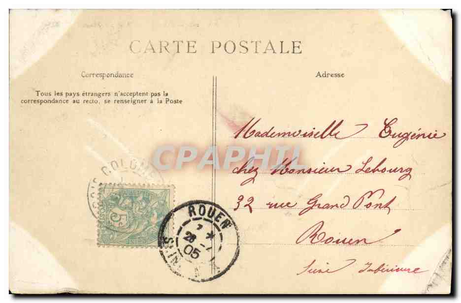 CPA Bois Colombes La Mairie — Rückseite