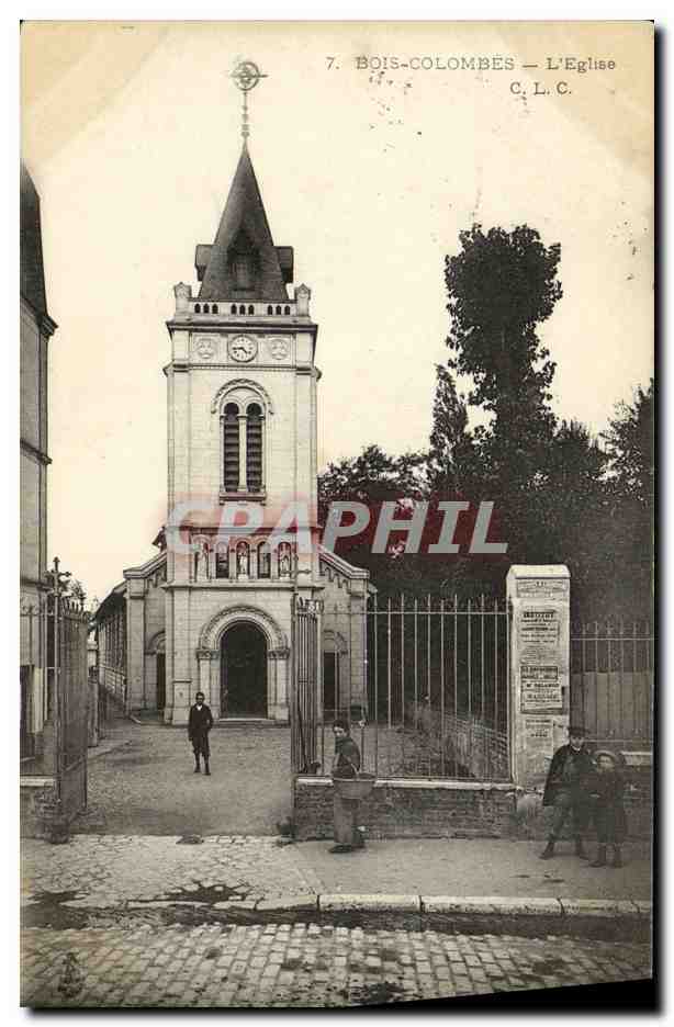 CPA Bois Colombes L Eglise