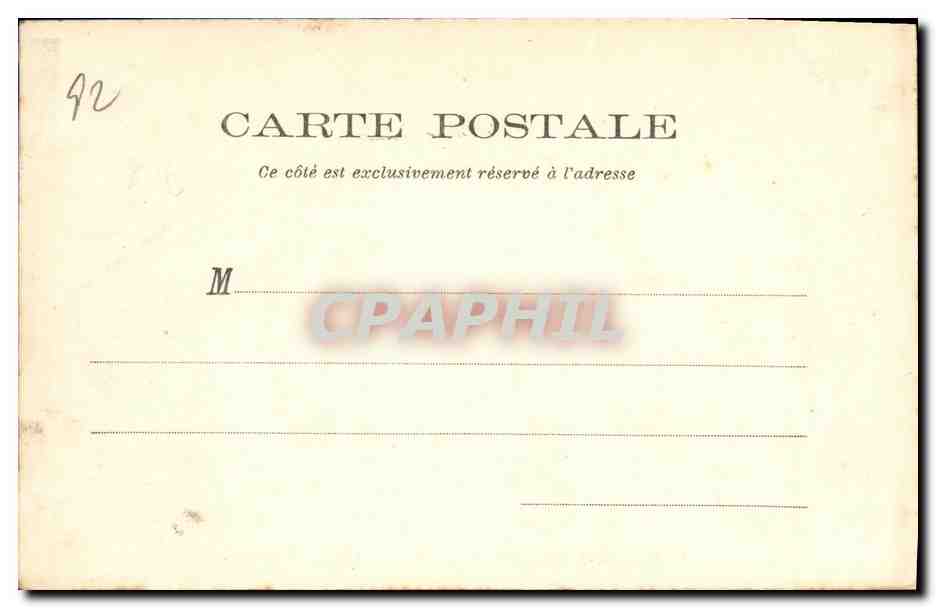 CPA Bourg la Reine Grille du Pac de la Marquise de Trevise — Rückseite