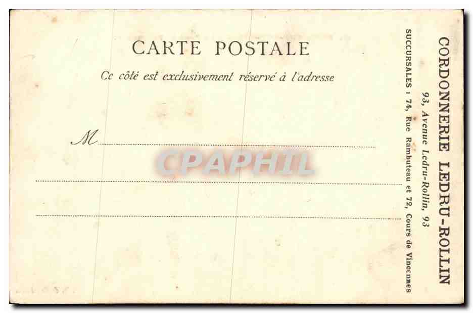 CPA Boulogne sur Seine Le Pont de Billancourt — Rückseite