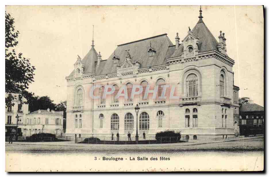 CPA Boulogne La Salle des fetes