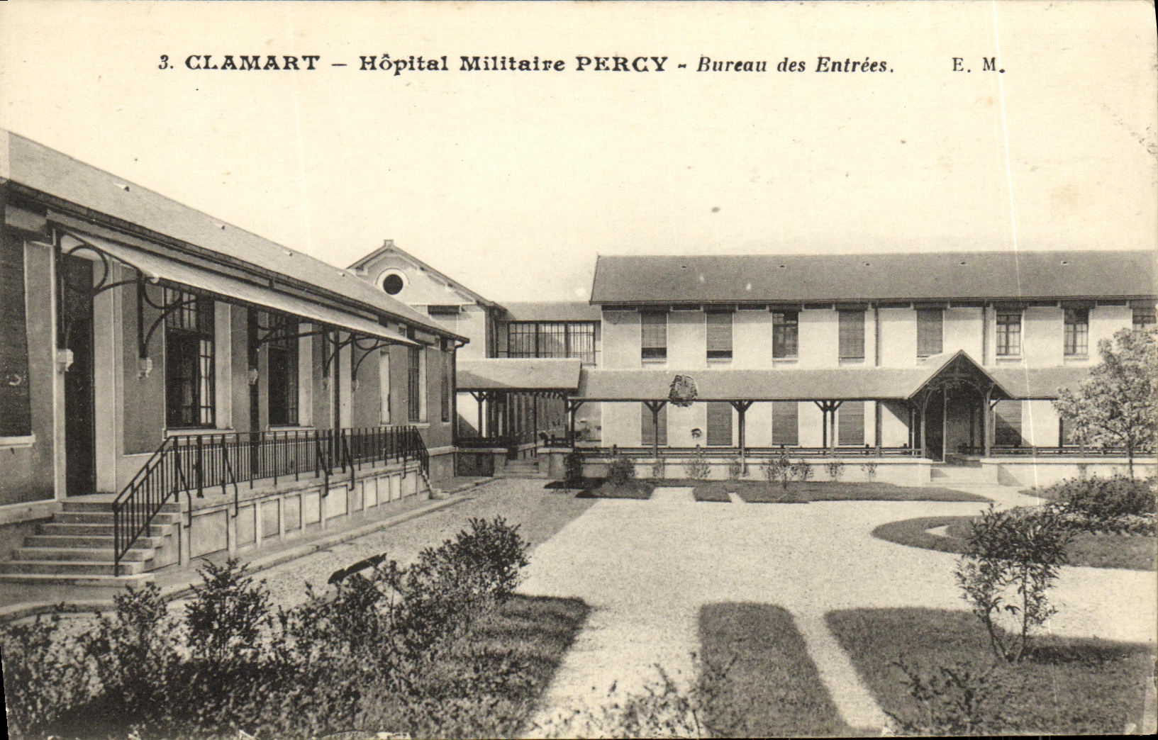 CPA Clamart Hopital Militaire Percy Bureau des Entrees