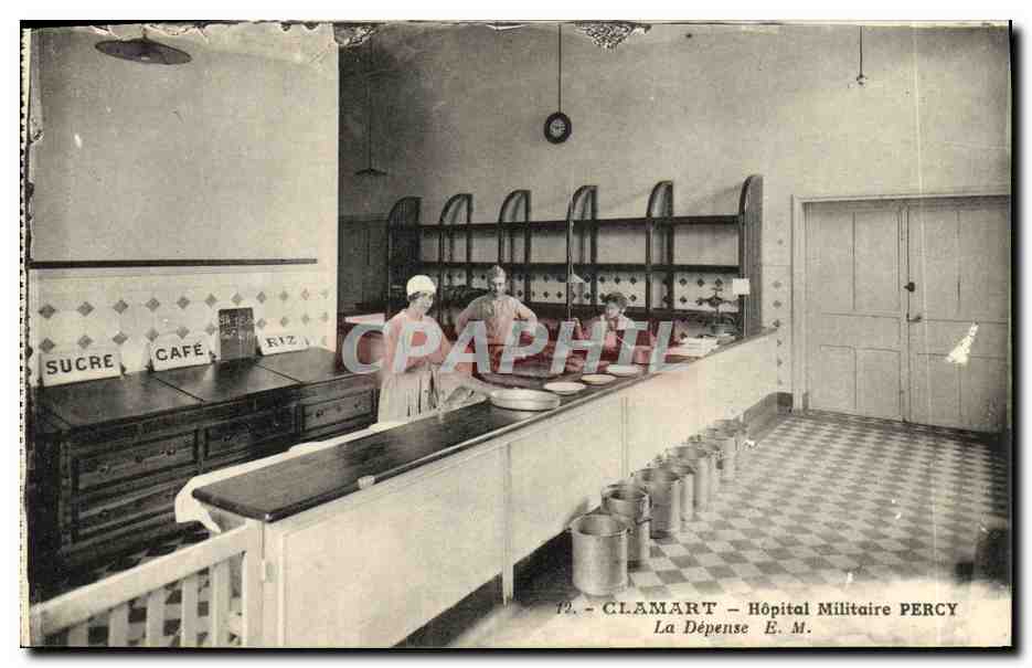 CPA Clamart Hopital Militaire Percy La Depense