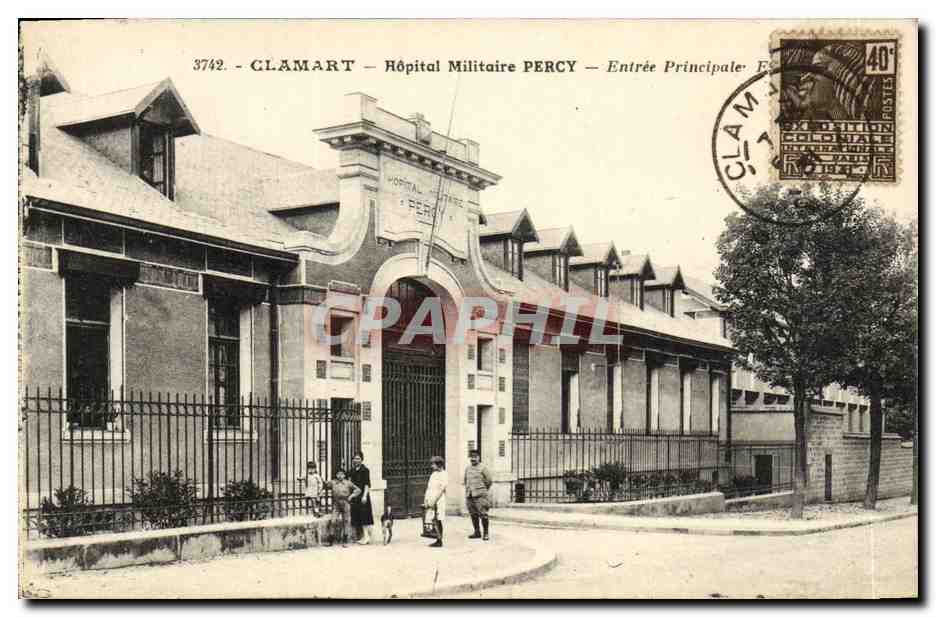 CPA Clamart Hopital Militaire Percy Entree principale