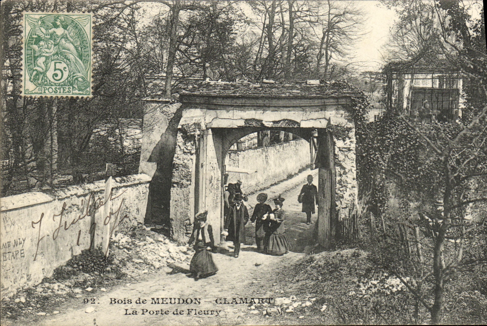 CPA Bois de Meudon Clamart La Porte de Fleury