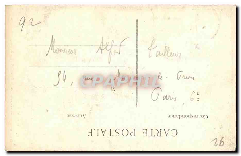 CPA Bois de Chaville et de Meudon L Etang de l Urine — Rückseite