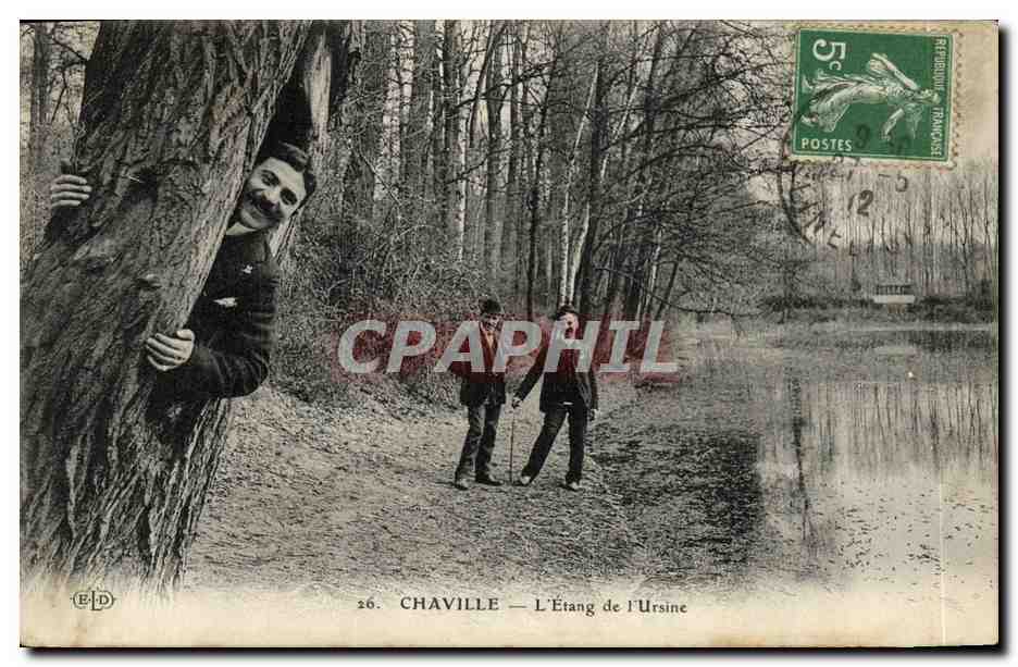 CPA Chaville L Etang de l Ursine