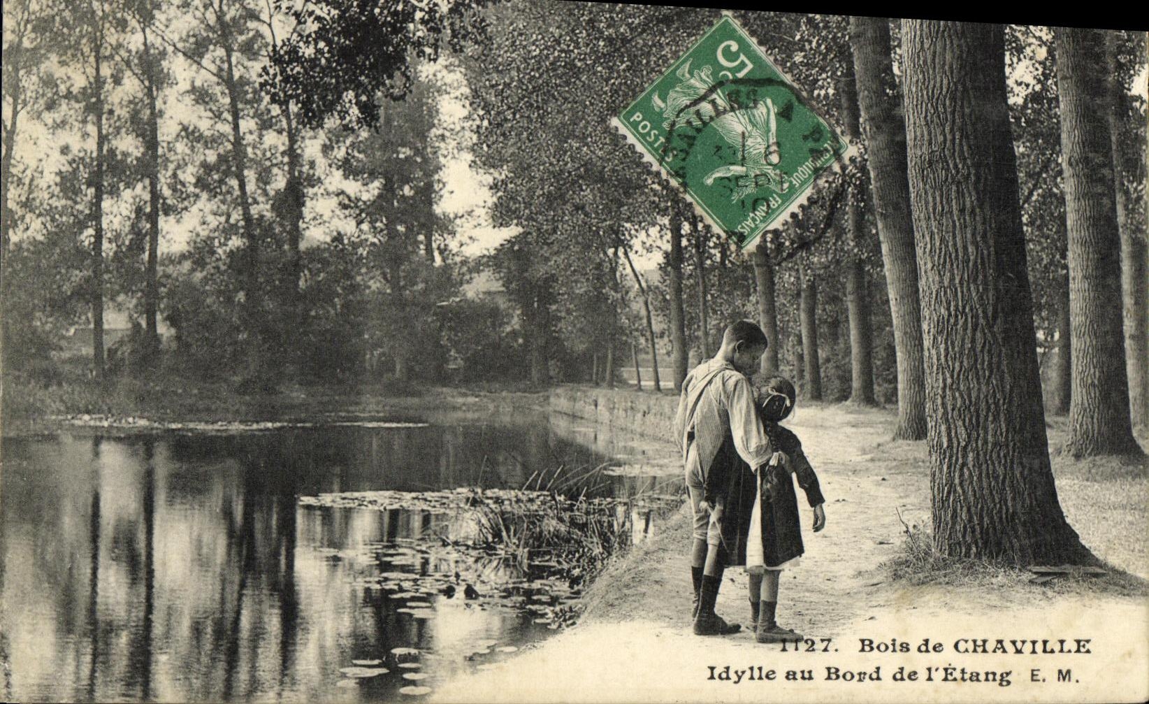 CPA Bois de Chaville Idylle au Bord de l Etang