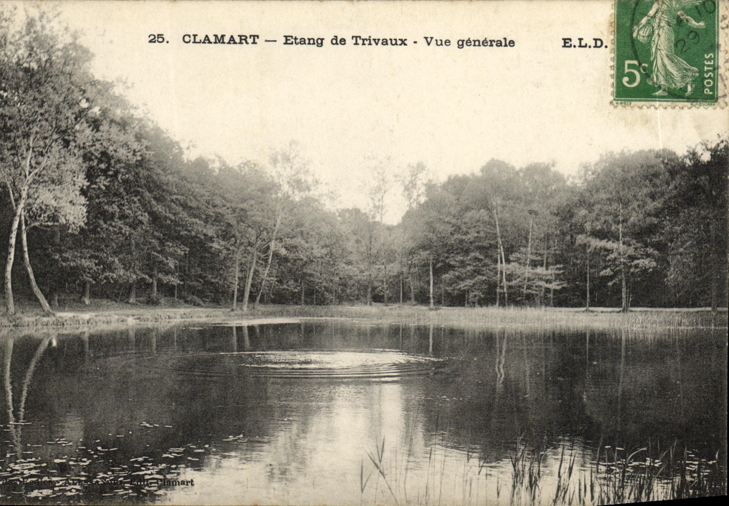CPA Clamart Etang de Trivaux Vue generale