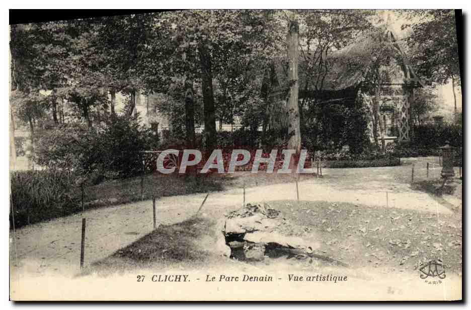 CPA Clichy Le Parc Denain Vue artistique 