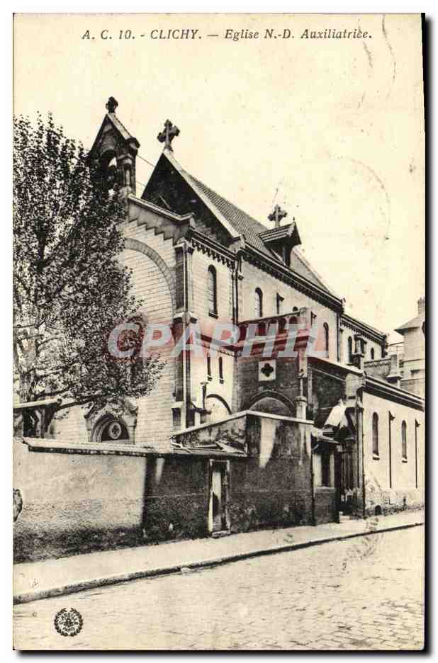 CPA Clichy Eglise N D Auxiliatrice