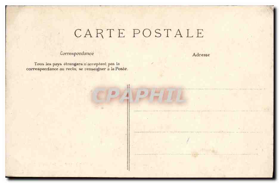 CPA Clichy Hopital Gouin Chapelle de la Communaute  — Rückseite