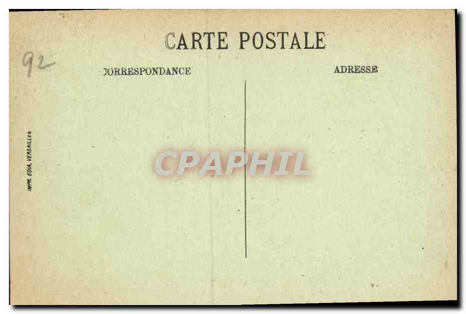 CPA Puteaux L Interieur de l Eglise — Rückseite