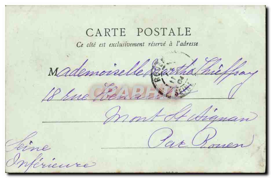 CPA Puteaux Les Quais Le steamer Maine Bateau Peniche  — Rückseite