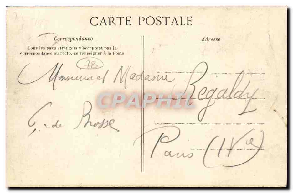 CPA Robinson Ane  — Rückseite