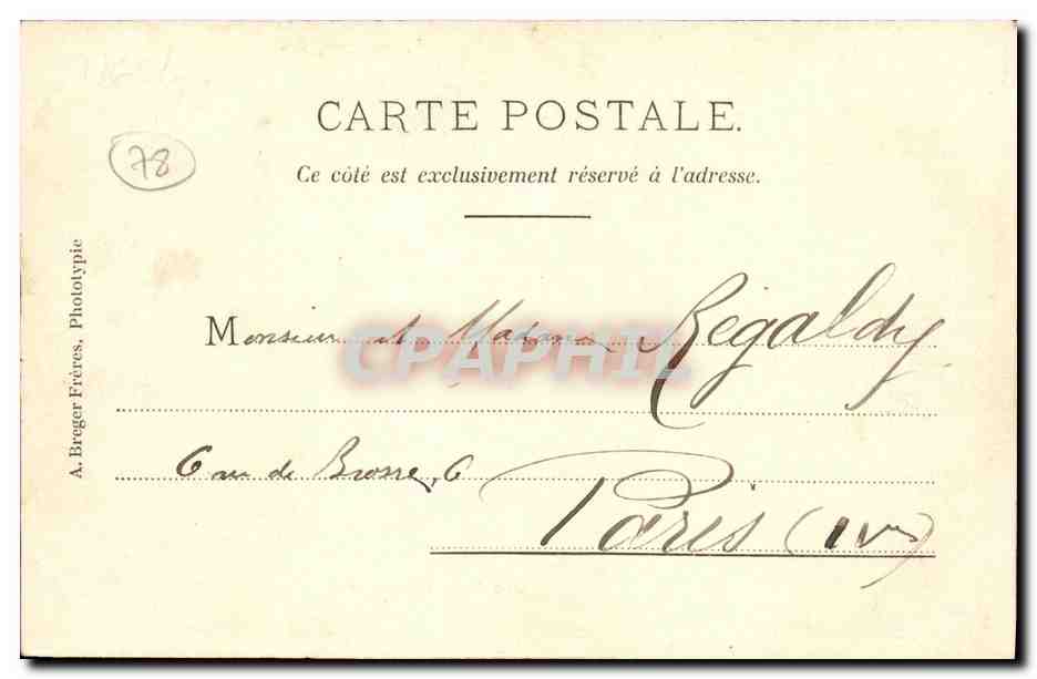 CPA Une Noce a Robinson Mariage  — Rückseite
